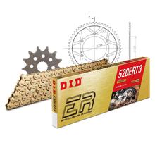 Set di catene DID acciaio 520ERT2 / 116 Blocco della clip per Honda CR R 125 ccm Bj. 2000 - 2003