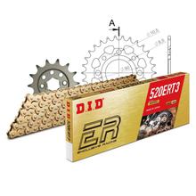 Kettensatz DID Stahl 520ERT2 / 94 Clipschloss für Honda CM C 250 ccm Bj. 1982 - 1983