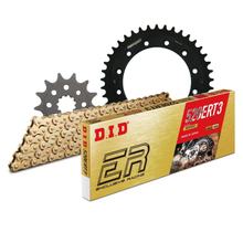Kettensatz DID Stahl 520ERT2 / 102 Clipschloss für Honda NX Dominator 250 ccm Bj. 1988 - 1993