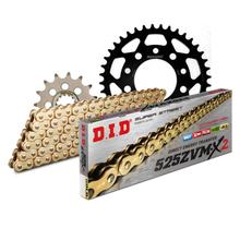 Set di catene DID acciaio 525ZVM-X2 / 108 Serratura a rivetti