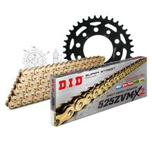 Set di catene DID acciaio 525ZVM-X2 / 106 Serratura a rivetti