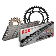 Set di catene DID acciaio 530ZVM-X / 108 Serratura a rivetti
