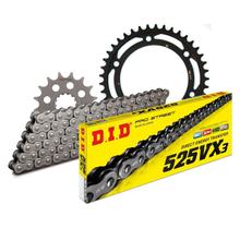 Juego de cadenas DID Acero 525VX3 / 112 Cerradura de remache para Honda CBR RR RA 600 ccm Bj. 2007 - 2018