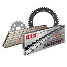 Set di catene DID acciaio 530ZVM-X / 108 Serratura a rivetti
