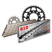 Set di catene DID acciaio 530ZVM-X / 114 Serratura a rivetti