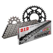 Jeu de chaînes DID acier 525ZVM-X2 / 124 Serrure à rivet