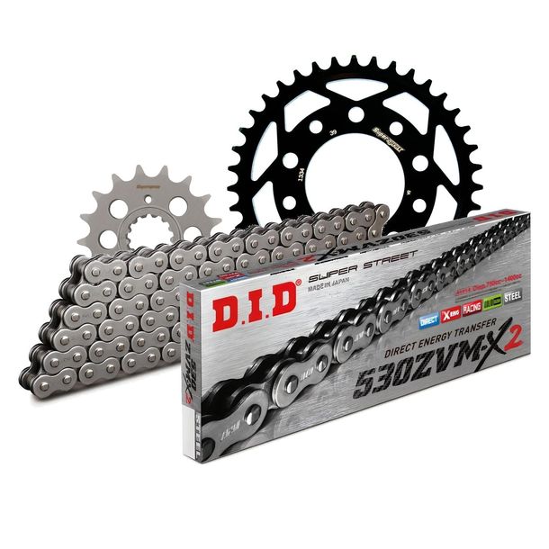 Set di catene DID acciaio 530ZVM-X / 104 Senza fine