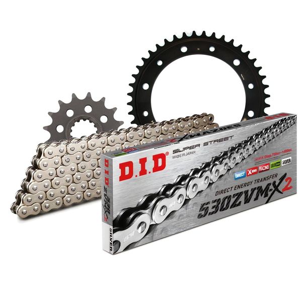 Chain set DID Stahl 530ZVM-X / 116 rivet lock