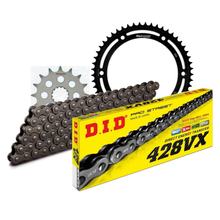 Zestaw łańcucha DID stalowy 428VX / 136 zapięciem typu clips do Yamaha TDR R 125 ccm rocznik 1989 - 1992