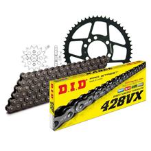 Kettensatz DID Staal 428VX / 126 Clipsluiting voor Yamaha DT LC-2 125ccm Bj. 1984