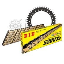 Set di catene DID acciaio 520VX3 / 100 Senza fine per Yamaha XT 500 ccm Bj. 1976 - 1989