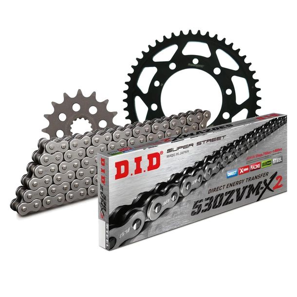 Chain set DID Stahl 530ZVM-X / 116 rivet lock