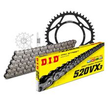 Kit de Corrente DID Aço 520VX3 / 110 Fecho de Pressão para Yamaha XT Z Tenere 660 ccm Ano. 1991 - 1995