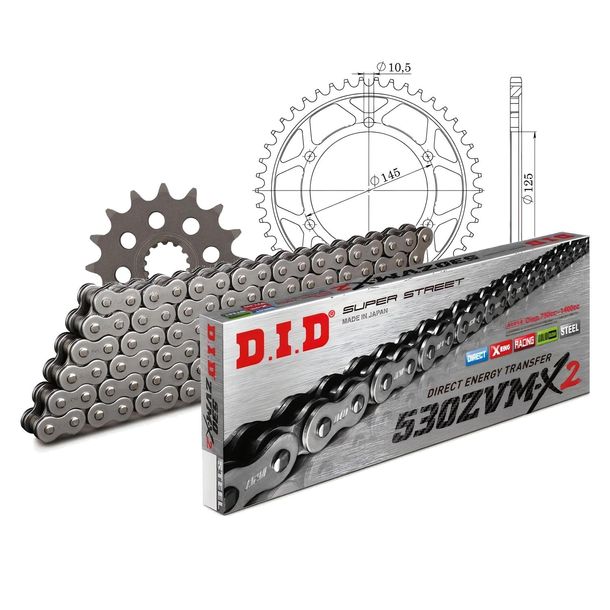 Chain set DID Stahl 530ZVM-X / 110 endless