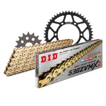 Set di catene DID acciaio 530ZVM-X / 116 Serratura a rivetti