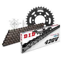 Kettingset DID Staal 420V / 86 Clipsluiting voor Kawasaki KLX 110 ccm Bj. 2003 - 2009