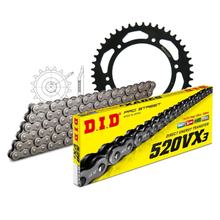 Ketting set DID Staal 520VX3 / 104 Clipsluiting voor Aprilia ETX 350 ccm Bouwjaar 1987 - 1990