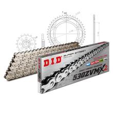 Set di catene DID acciaio 530ZVM-X / 112 Serratura a rivetti