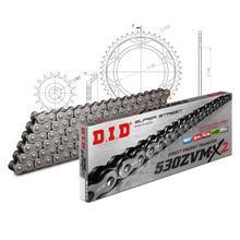 Set di catene DID acciaio 530ZVM-X / 110 Serratura a rivetti