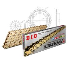Set di catene DID acciaio 530ZVM-X / 110 Serratura a rivetti