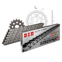 Kit de Corrente DID Aço 525ZVM-X2 / 108 Fecho de Pressão