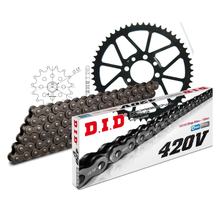 Chain set DID Stahl 420V / 126 Clip lock for Suzuki TS X 50 ccm