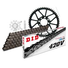 Juego de cadenas DID Acero 420V / 128 Cierre de clip para Suzuki TS X 50 ccm