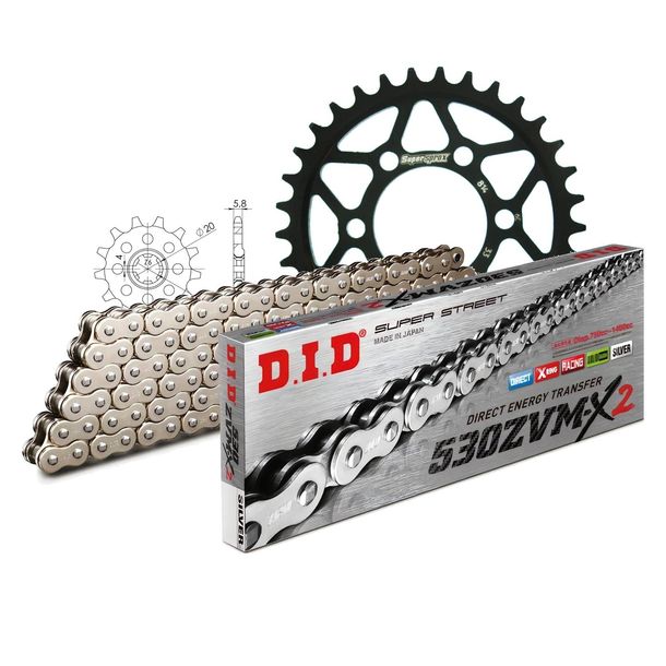 Chain set DID Stahl 530ZVM-X / 110 endless