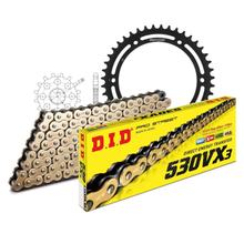 Jeu de chaînes DID acier 530VX3 / 108 Sans fin pour Triumph Sprint RS ST Daytona i 595N Speed Triple 900 / 955 ccm Bj. 1998 - 2004