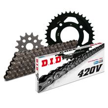 Jeu de chaînes DID acier 420V / 78 Serrure à clipser pour Honda CRF F 50 ccm Bj. 2004 - 2016