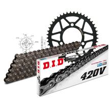 Set di catene DID acciaio 420V / 108 Blocco della clip per Honda MTX 50 ccm Bj. 1986