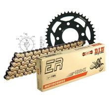 Set di catene DID acciaio 428NZ / 120 Blocco della clip per Honda CM 125 ccm Bj. 1982 - 1985