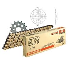 Jeu de chaînes DID acier 428NZ / 124 Serrure à clipser pour Honda CBR R 125 ccm Bj. 2004 - 2010