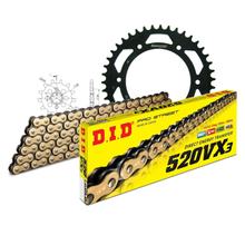 Jeu de chaînes DID acier 520VX3 / 104 Sans fin pour Honda MTX RW 200 ccm Bj. 1983 - 1989