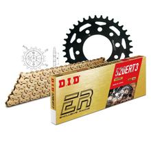 Jeu de chaînes DID acier 520ERT2 / 100 Serrure à clipser pour Honda CB N 400 ccm Bj. 1983 - 1985