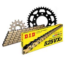 Jeu de chaînes DID acier 525VX3 / 108 Serrure à rivet pour Honda CB 500 ccm Bj. 1993 - 2004