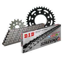 Set di catene DID acciaio 525ZVM-X2 / 106 Serratura a rivetti
