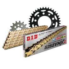 Jeu de chaînes DID acier 525ZVM-X2 / 106 Serrure à rivet