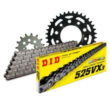 Kettingset DID Staal 525VX3 / 106 Eindeloos voor Honda XBR 500 ccm Bj. 1985 - 1986