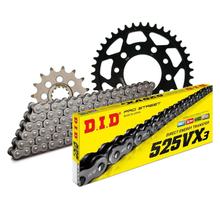 Set di catene DID acciaio 525VX3 / 104 Blocco della clip per Honda CB SF 400 ccm Bj. 1991 - 1992
