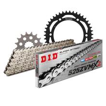 Set di catene DID acciaio 525ZVM-X2 / 112 Serratura a rivetti