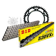 Jeu de chaînes DID acier 520VX3 / 116 Serrure à clipser pour Suzuki DR Big S 750 / 800 ccm Bj. 1989 - 1990