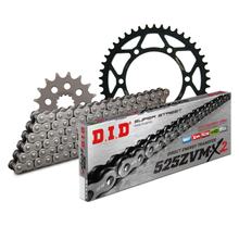 Jeu de chaînes DID acier 525ZVM-X2 / 108 Serrure à rivet
