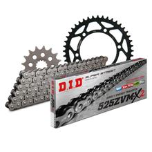 Set di catene DID acciaio 525ZVM-X2 / 108 Serratura a rivetti