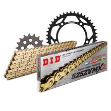 Set di catene DID acciaio 525ZVM-X2 / 110 Serratura a rivetti