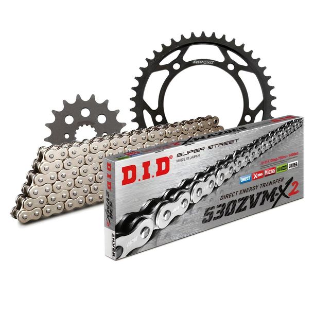 Chain set DID Stahl 530ZVM-X / 110 rivet lock
