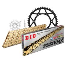 Set di catene DID acciaio 520ZVM-X / 118 Serratura a rivetti per KTM SX-F, Husqvarna FC 250 ccm Bj. 2018 - 2020