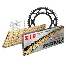 Jeu de chaînes DID acier 520ZVM-X / 114 Serrure à rivet pour KTM SMR Racing Supermoto 525 / 560 ccm Bj. 2004 - 2007