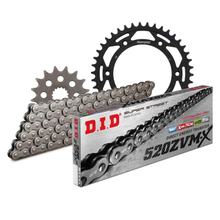 Jeu de chaînes DID acier 520ZVM-X / 110 Serrure à rivet pour KTM LC4 EXC EGS SX 620 ccm Bj. 2000 - 2002