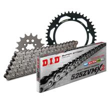 Jeu de chaînes DID acier 525ZVM-X2 / 110 Serrure à rivet